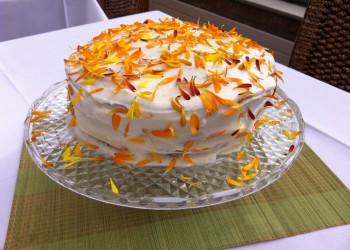 Carrot and Marigold Cake
